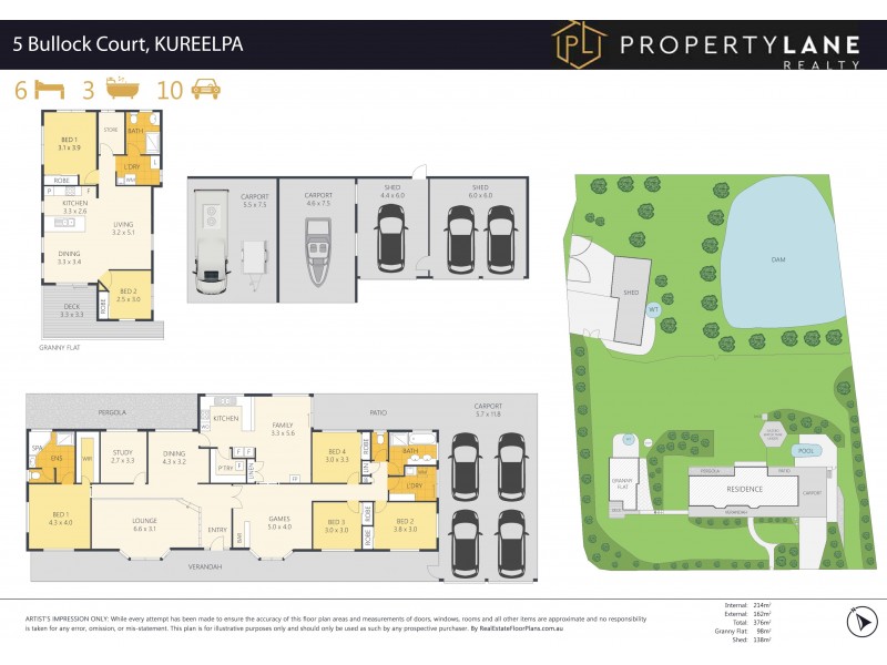 5 Bullock Court, Kureelpa QLD 4560 Floorplan
