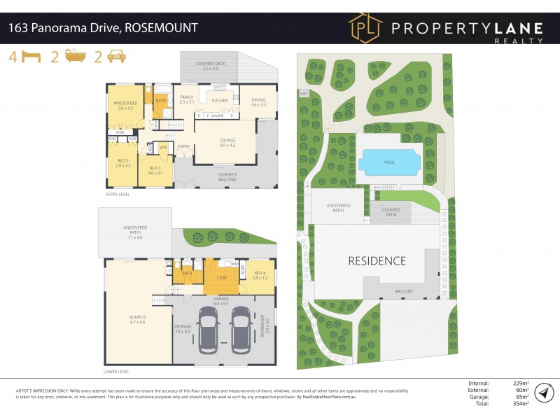 163 Panorama Drive, Rosemount QLD 4560 Floorplan