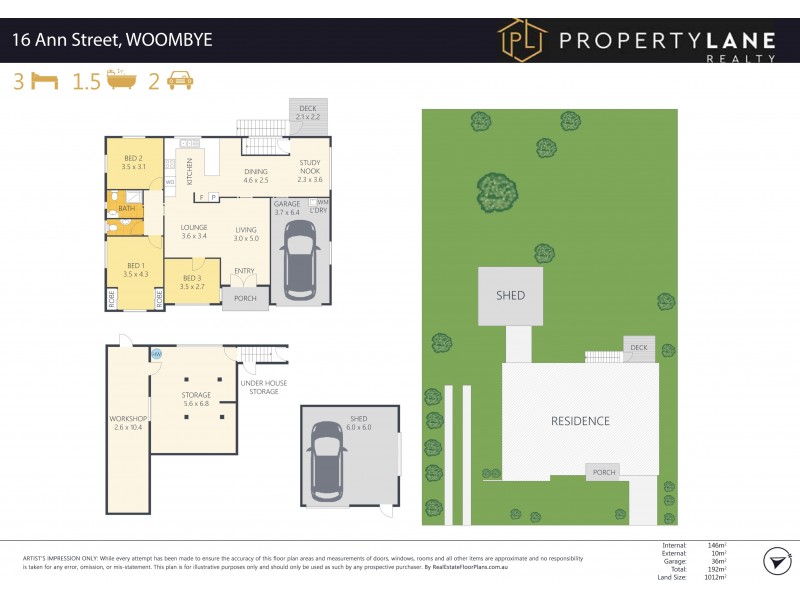 16 Ann Street, Woombye QLD 4559 Floorplan