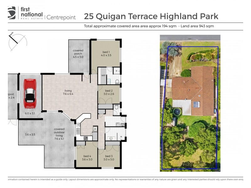 25 Quigan Terrace, Highland Park QLD 4211 Floorplan
