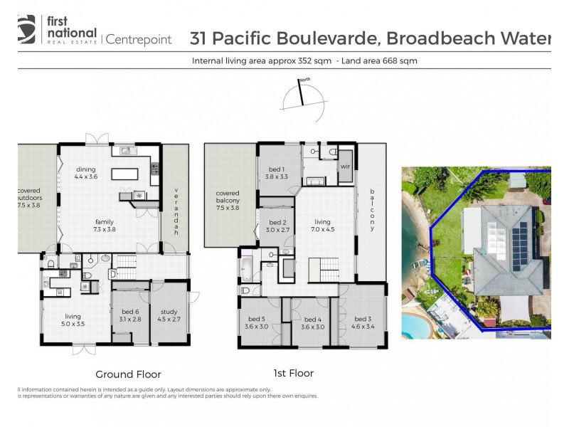 31 Pacific Boulevard, Broadbeach Waters QLD 4218 Floorplan