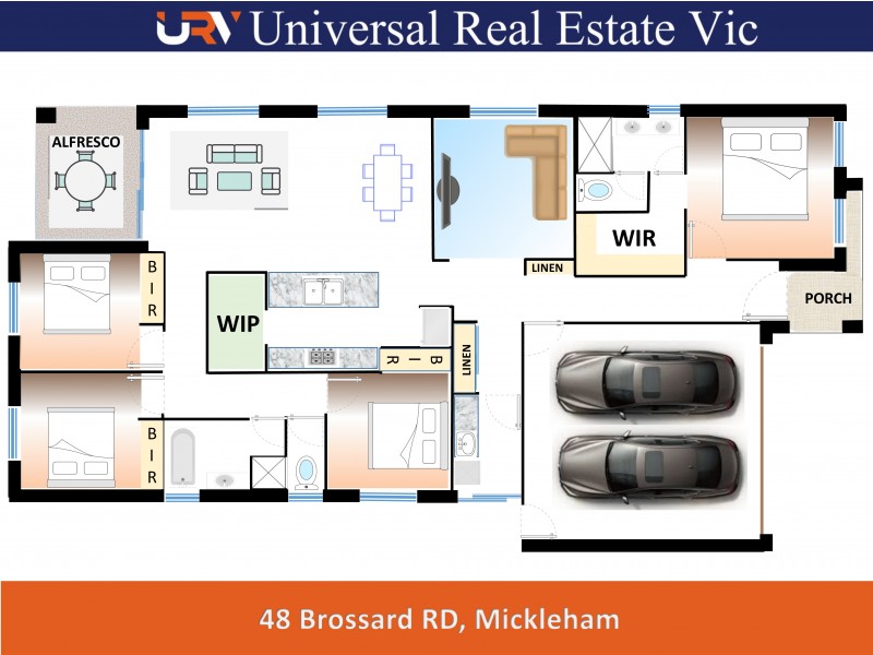 48 Brossard Road, Mickleham VIC 3064 Floorplan