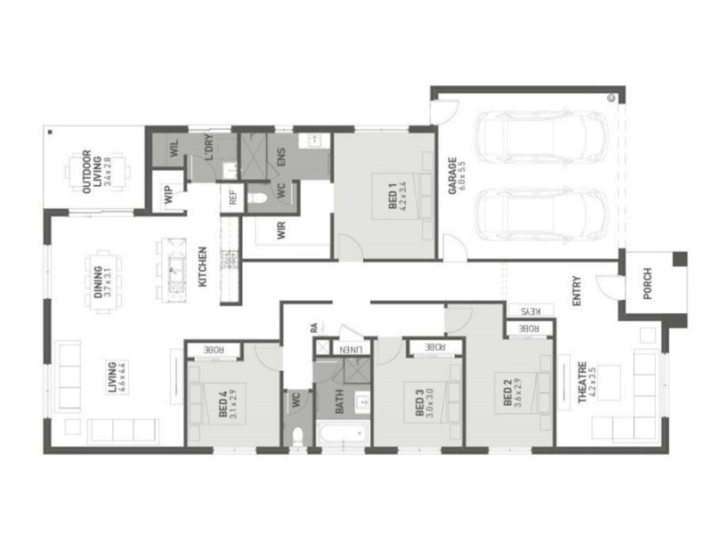 75 Whitfield Cres, Craigieburn VIC 3064 Floorplan