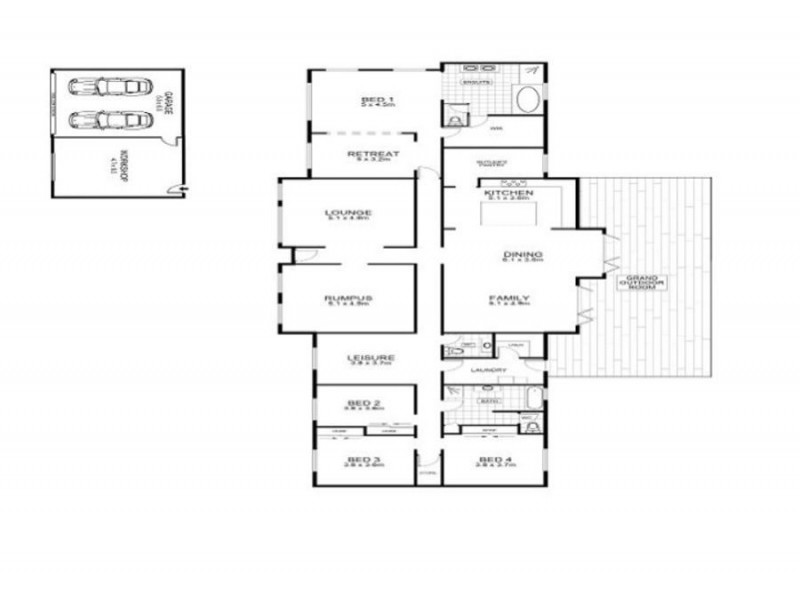 2 Carmelo Court, Hidden Valley VIC 3756 Floorplan