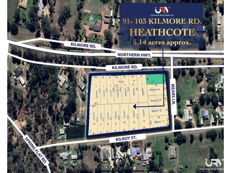 91-103 Kilmore Road, Heathcote VIC 3523