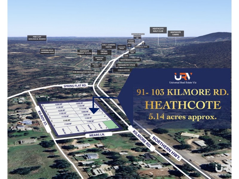 91-103 Kilmore Road, Heathcote VIC 3523