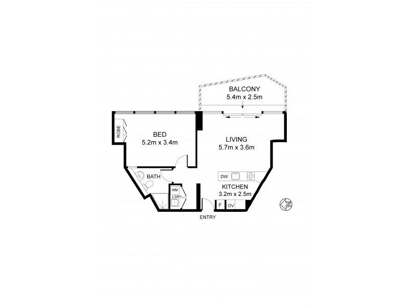 15B 82 Darlinghurst Road, Potts Point NSW 2011 Floorplan