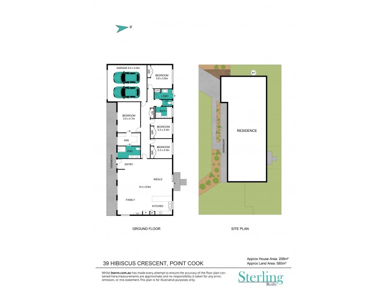 39 Hibiscus Crescent, Point Cook VIC 3030 Floorplan
