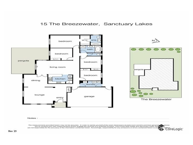 15 The Breezewater, Sanctuary Lakes VIC 3030 Floorplan