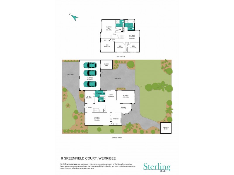 8 Greenfield Court, Werribee VIC 3030 Floorplan