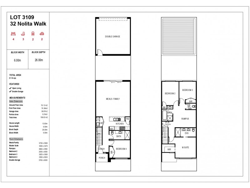 32 Nolita Walk, Point Cook VIC 3030 Floorplan