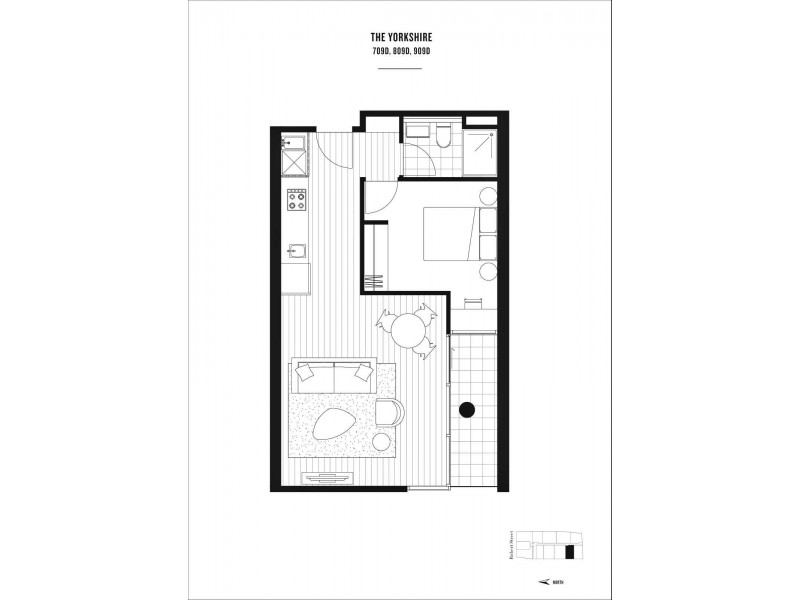 709D/21 Robert Street, Collingwood VIC 3066 Floorplan