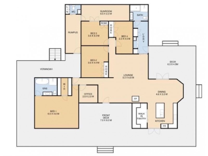 306 Connolly Road, Geham QLD 4352 Floorplan