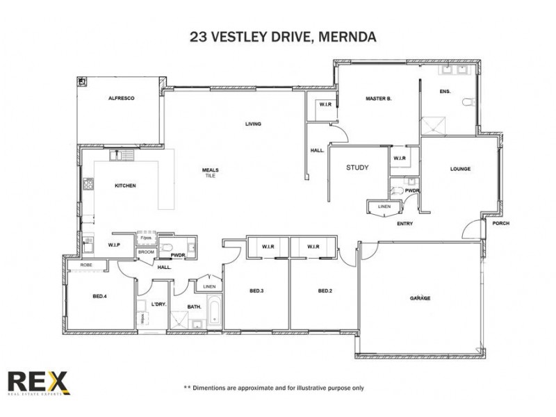 23 Vestley Drive, Mernda VIC 3754 Floorplan
