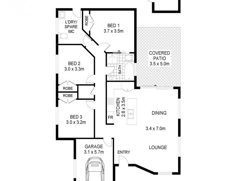6 Rippon Place, South West Rocks NSW 2431 Floorplan