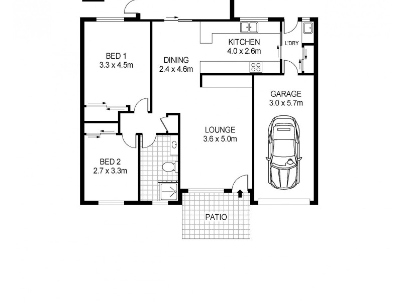 12/14 Gordon Young Drive, South West Rocks NSW 2431 Floorplan
