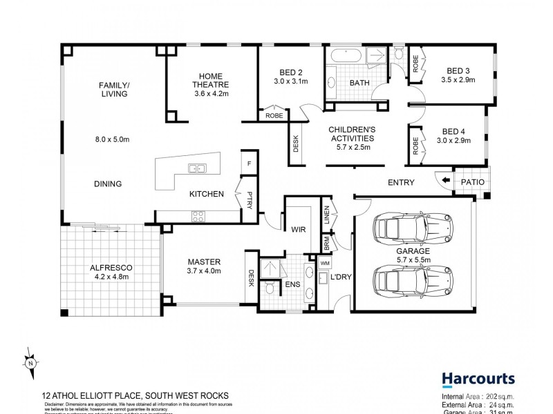 12 Athol Elliott Place, South West Rocks NSW 2431