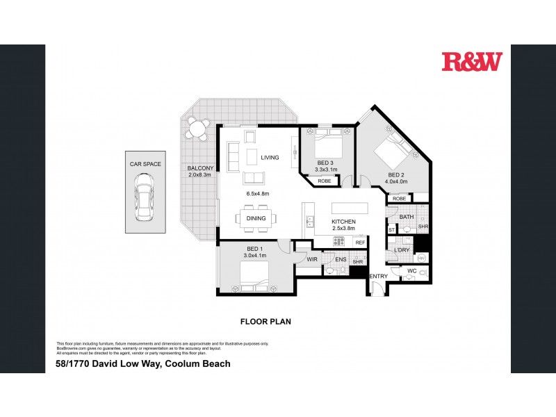 58/1770 David Low Way, Coolum Beach QLD 4573 Floorplan