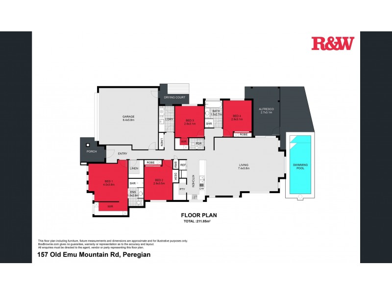 157 Old Emu Mountain Road, Peregian Beach QLD 4573 Floorplan