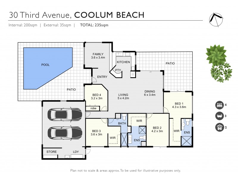 30 Third Avenue, Coolum Beach QLD 4573 Floorplan