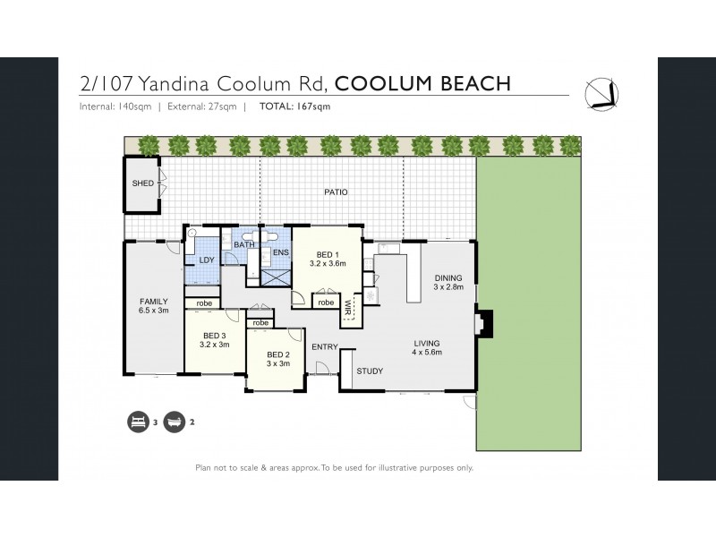 2/107 Yandina Coolum Road, Coolum Beach QLD 4573 Floorplan