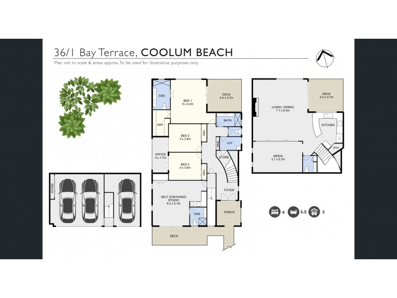 36/1 Bay Terrace, Coolum Beach QLD 4573 Floorplan