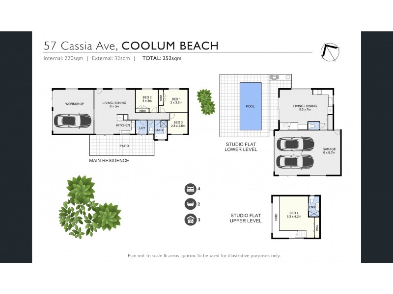 57 Cassia Avenue, Coolum Beach QLD 4573 Floorplan