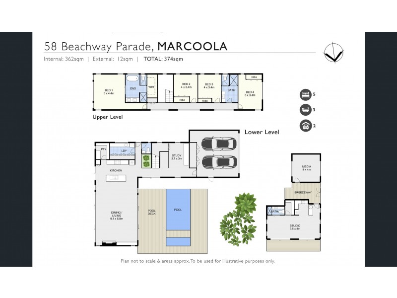 58 Beachway Parade, Marcoola QLD 4564 Floorplan