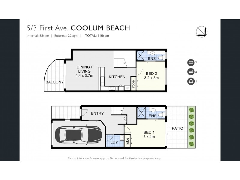 5/3-5 First Avenue, Coolum Beach QLD 4573 Floorplan