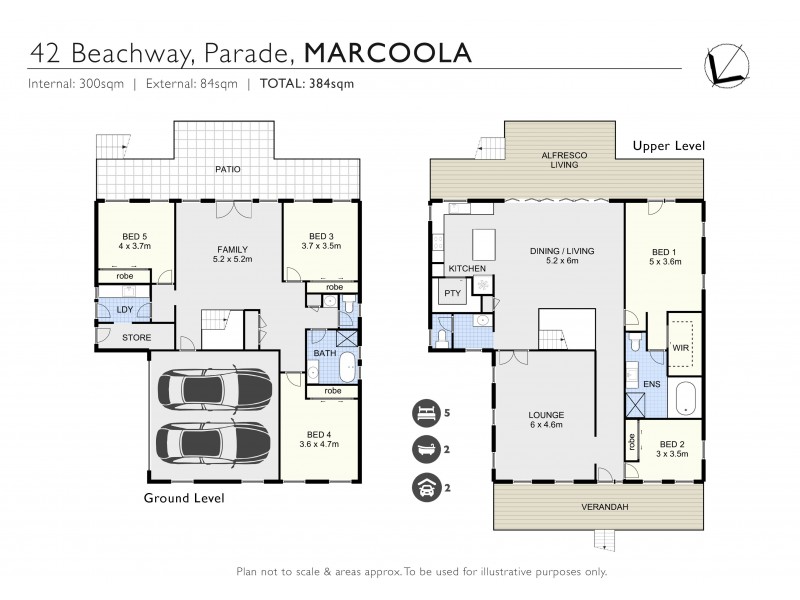 42 Beachway Parade, Marcoola QLD 4564 Floorplan