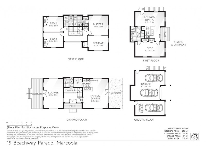 19 Beachway Parade, Marcoola QLD 4564 Floorplan