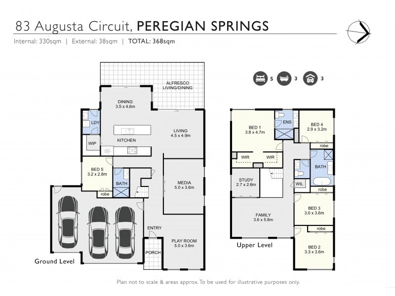 83 Augusta Circuit, Peregian Springs QLD 4573 Floorplan