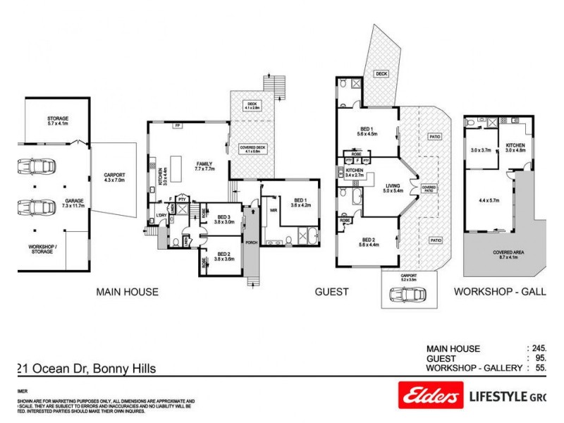 1121 Ocean Drive, Bonny Hills NSW 2445 Floorplan