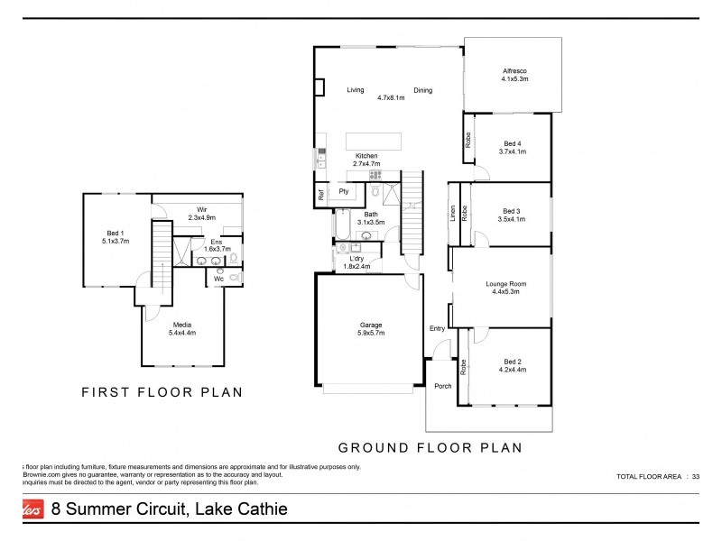 8 Summer Circuit, Lake Cathie NSW 2445 Floorplan