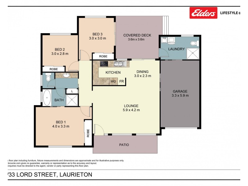 5/33 Lord Street, Laurieton NSW 2443 Floorplan
