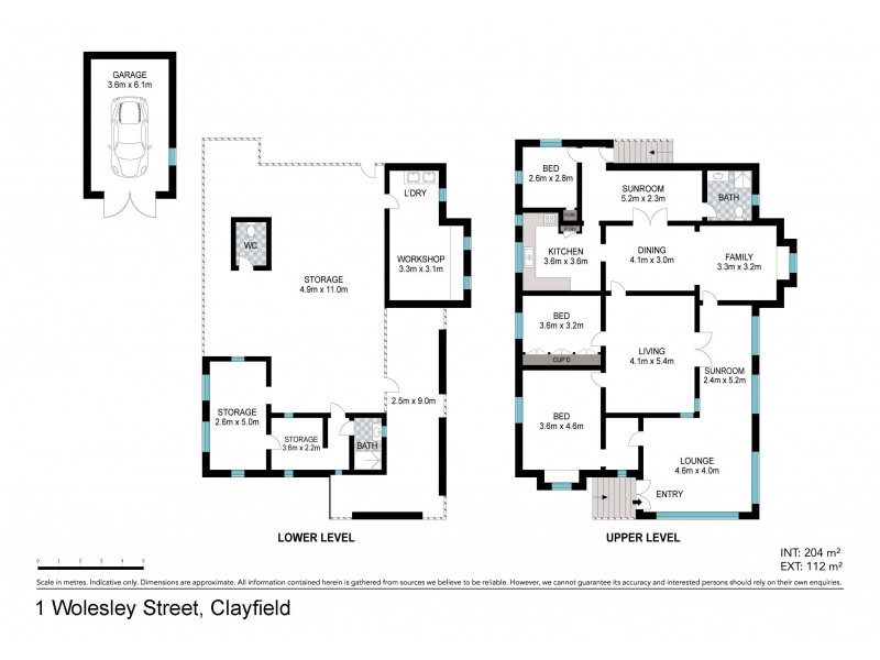 1 Wolseley Street, Clayfield QLD 4011 Floorplan