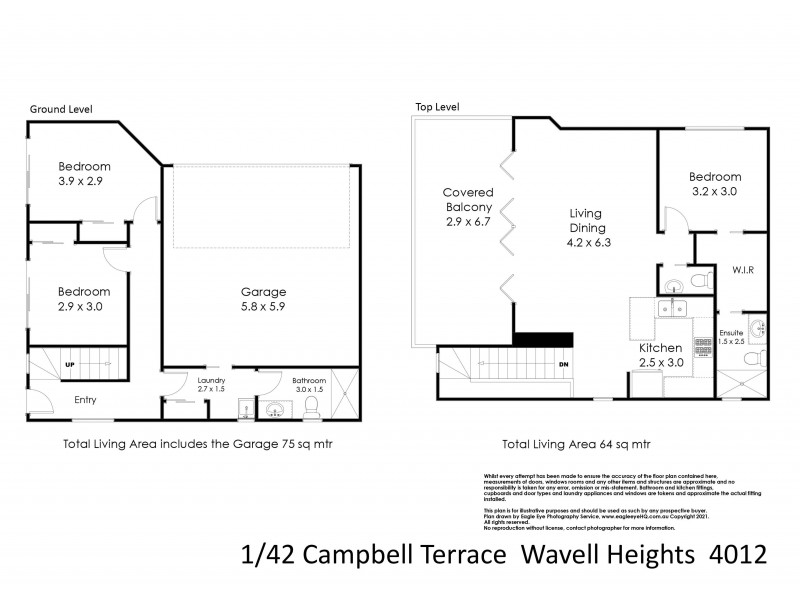1/42 Campbell Terrace, Wavell Heights QLD 4012 Floorplan