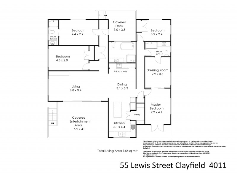 55 Lewis Street, Clayfield QLD 4011 Floorplan