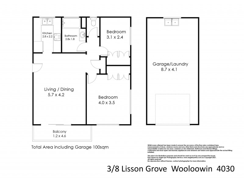 3/8 Lisson Grove, Wooloowin QLD 4030 Floorplan