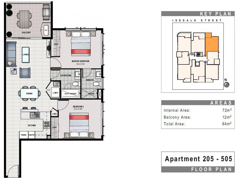 405/17-19 Isedale Street, Wooloowin QLD 4030 Floorplan
