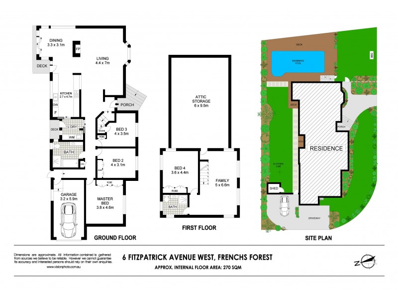 6 Fitzpatrick Avenue West, Frenchs Forest NSW 2086 Floorplan