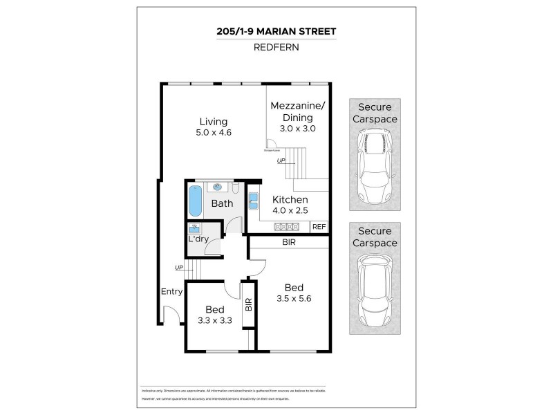 205/1-9 Marian Street, Redfern NSW 2016 Floorplan