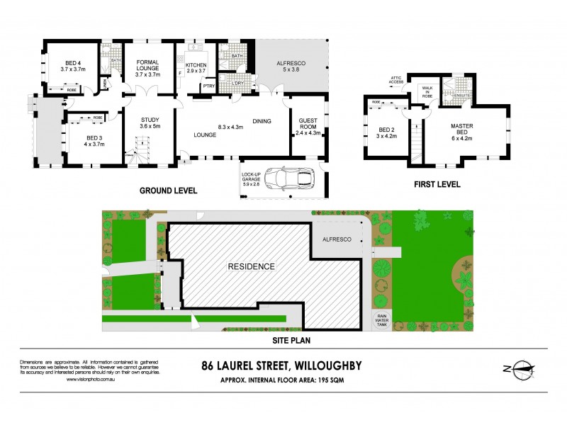 86 Laurel Street, Willoughby NSW 2068 Floorplan