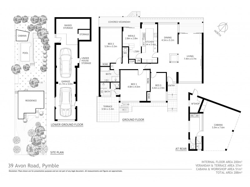 39 Avon Road, Pymble NSW 2073 Floorplan