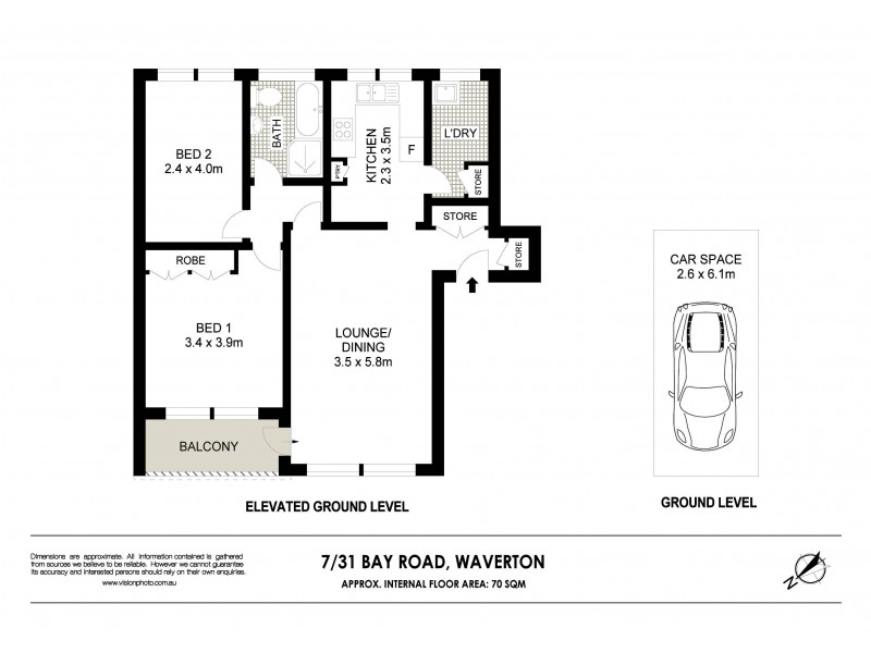 7/31 Bay Road, Waverton NSW 2060 Floorplan