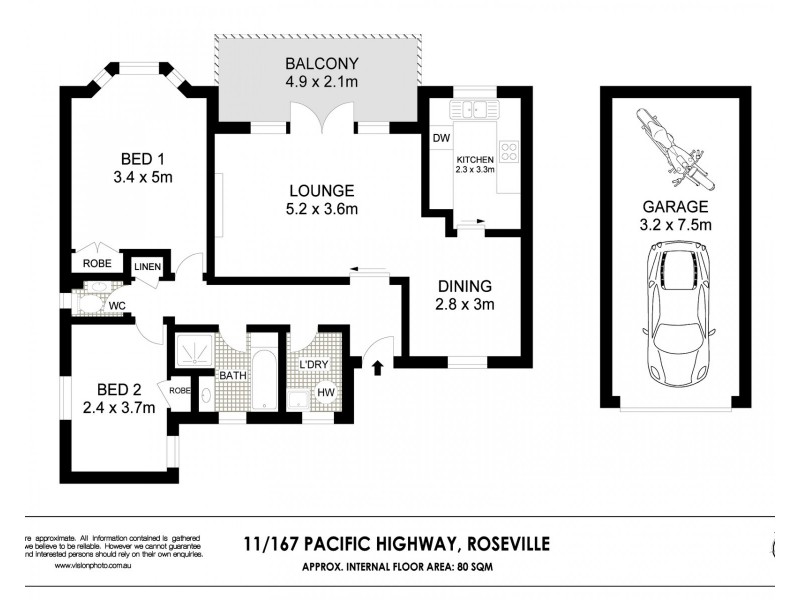 11/167 Pacific Highway, Roseville NSW 2069
