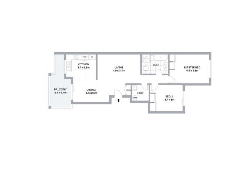 5/18 Allen Street, Wolli Creek NSW 2205 Floorplan