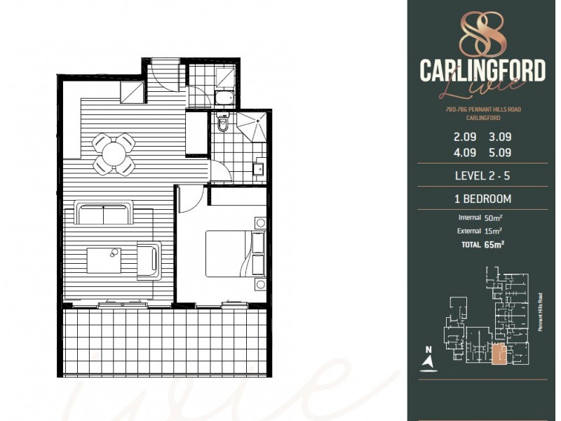 202/780-786 Pennant Hills Road, Carlingford NSW 2118 Floorplan
