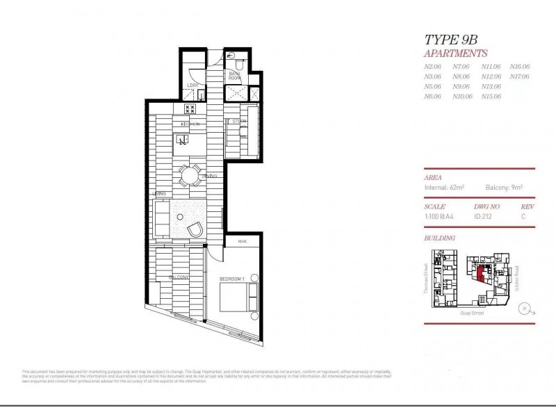 N1006/33 Ultimo Road, Haymarket NSW 2000 Floorplan