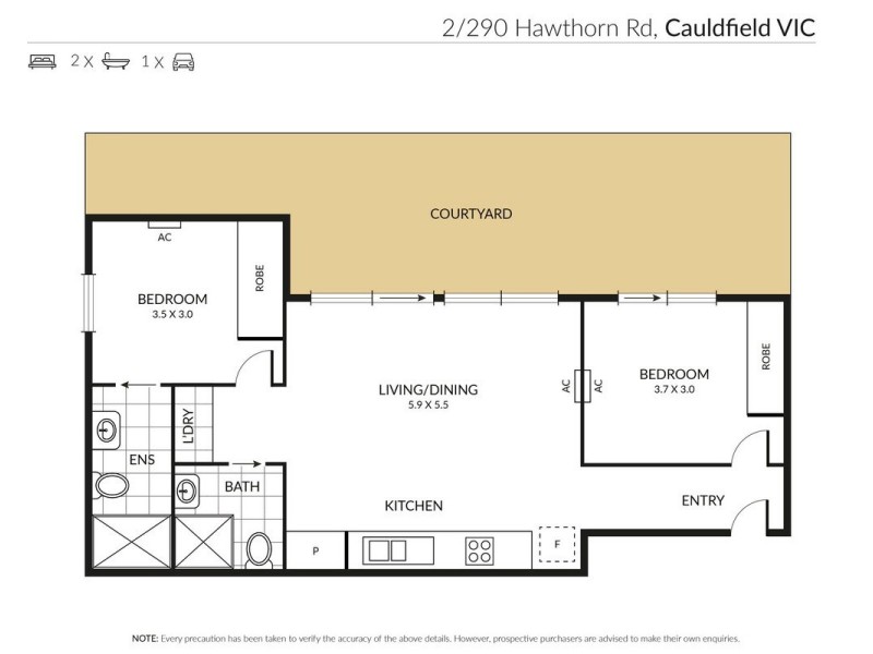 2/290 Hawthorn Road, Caulfield VIC 3162
